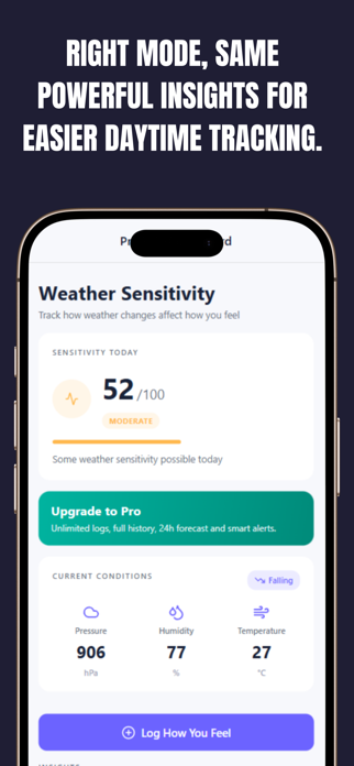 Weather Sensitivity Tracker Screenshot 4 of 5