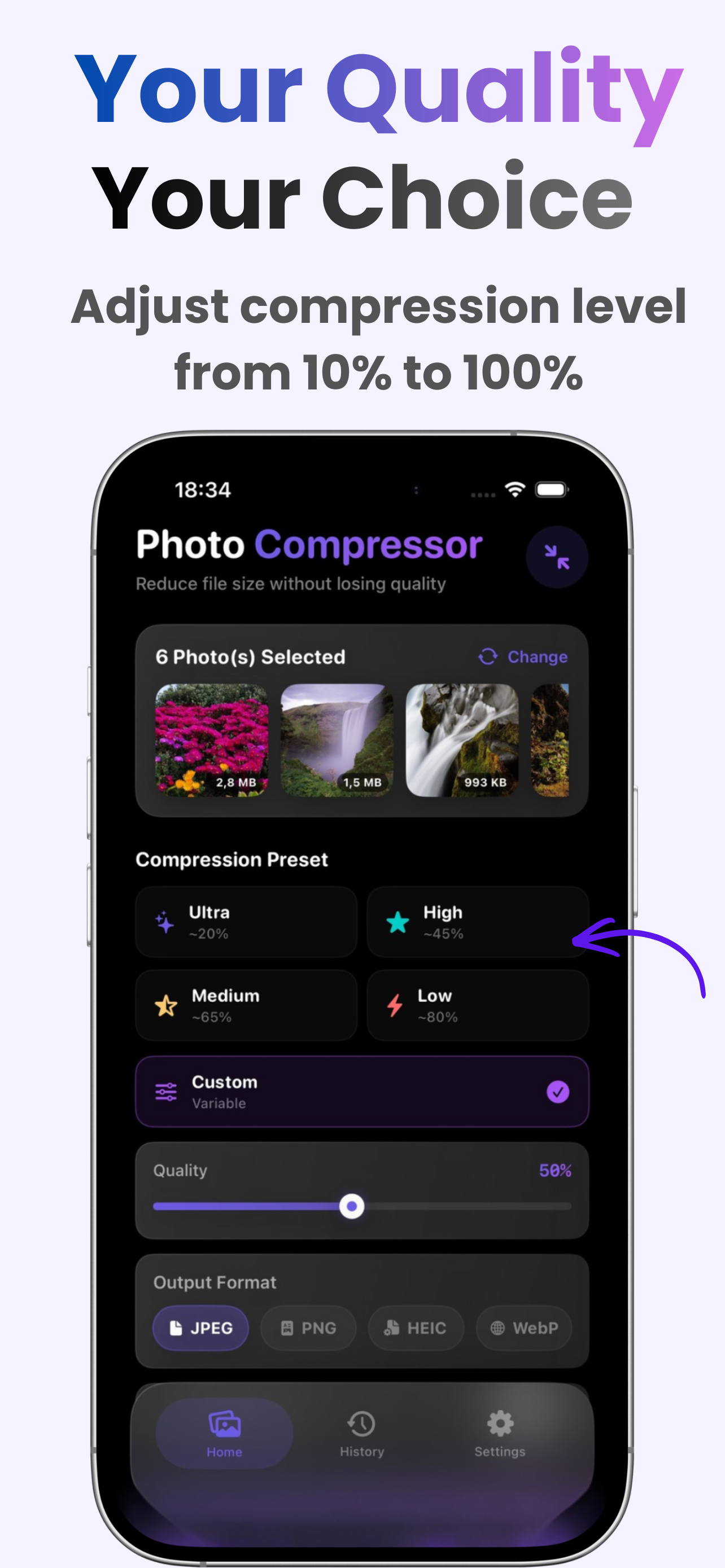 Image Compressor - MB to KB