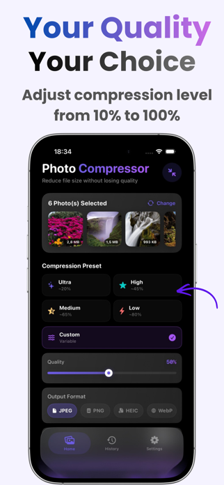 Image Compressor - MB to KB Screenshot 3 of 6