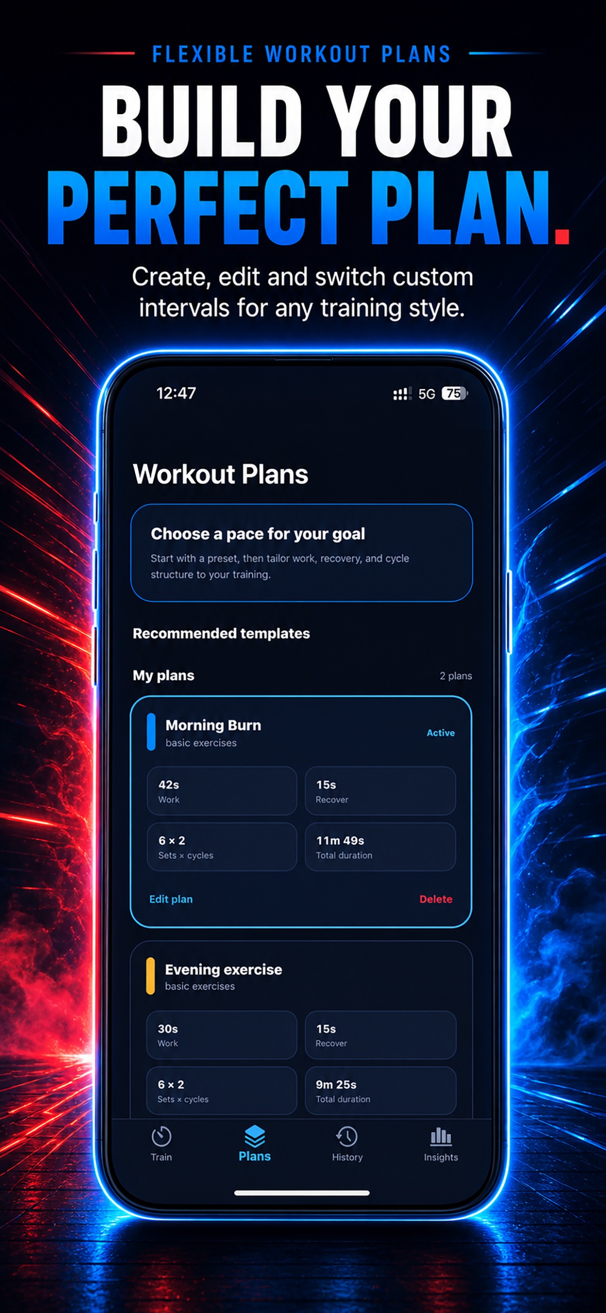 Screenshot 1 of HIIT Timer : Interval Workout