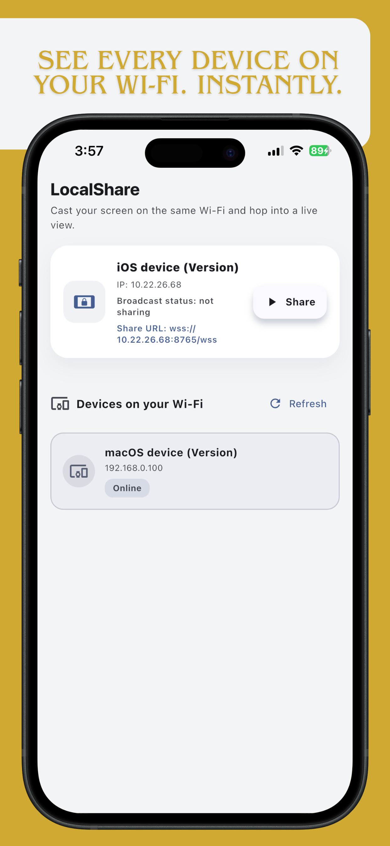 ShareLAN — Screen to PC screenshot 3