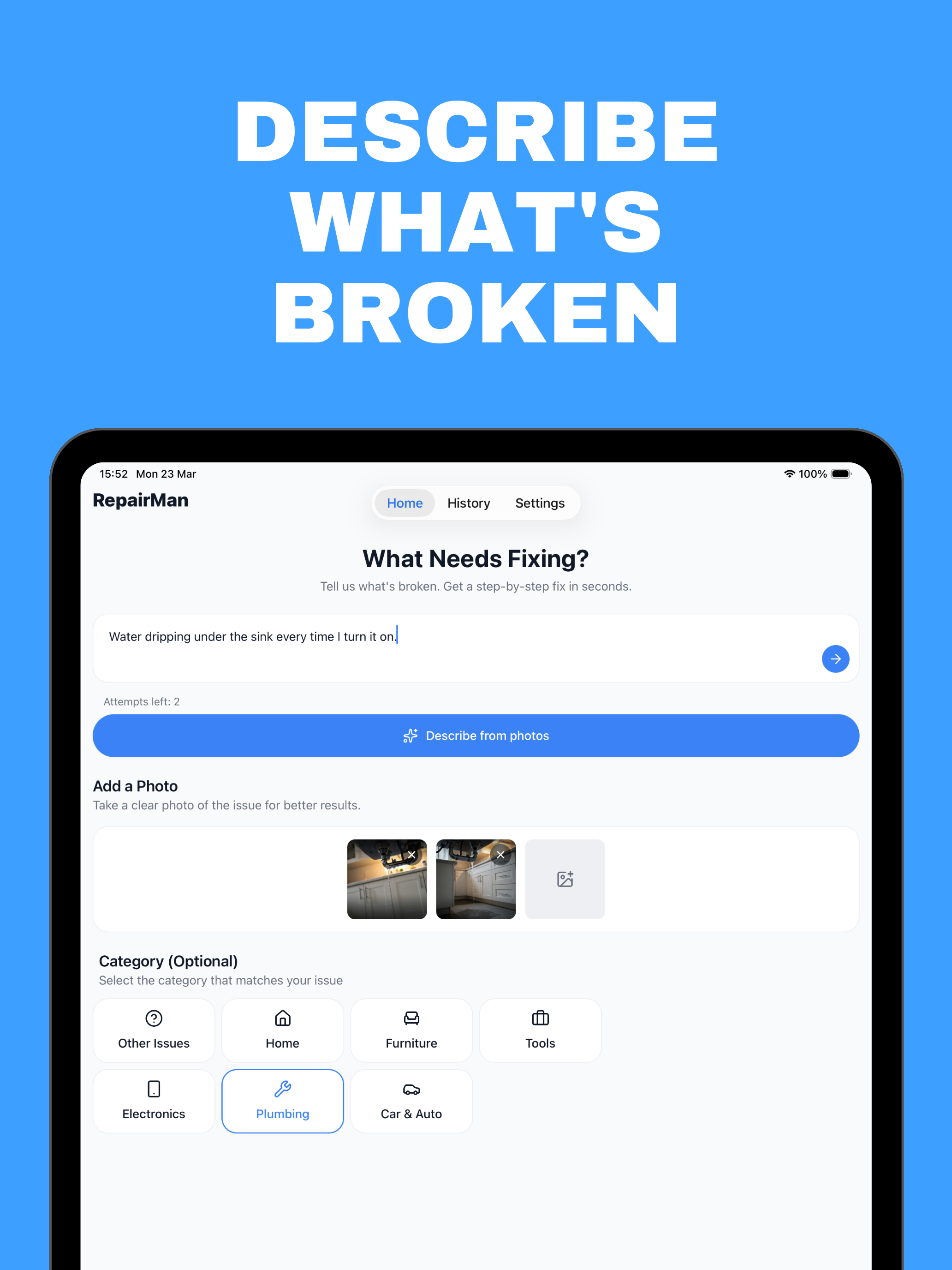 AI Repair Guide - RepairMan