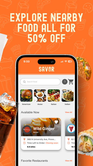 Savor Eats Screenshot