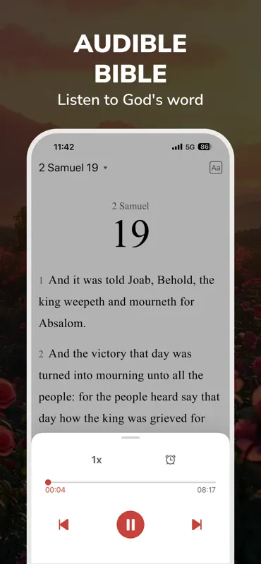 Holy Bible Faith:Verse&Audio screenshot 4 of 5