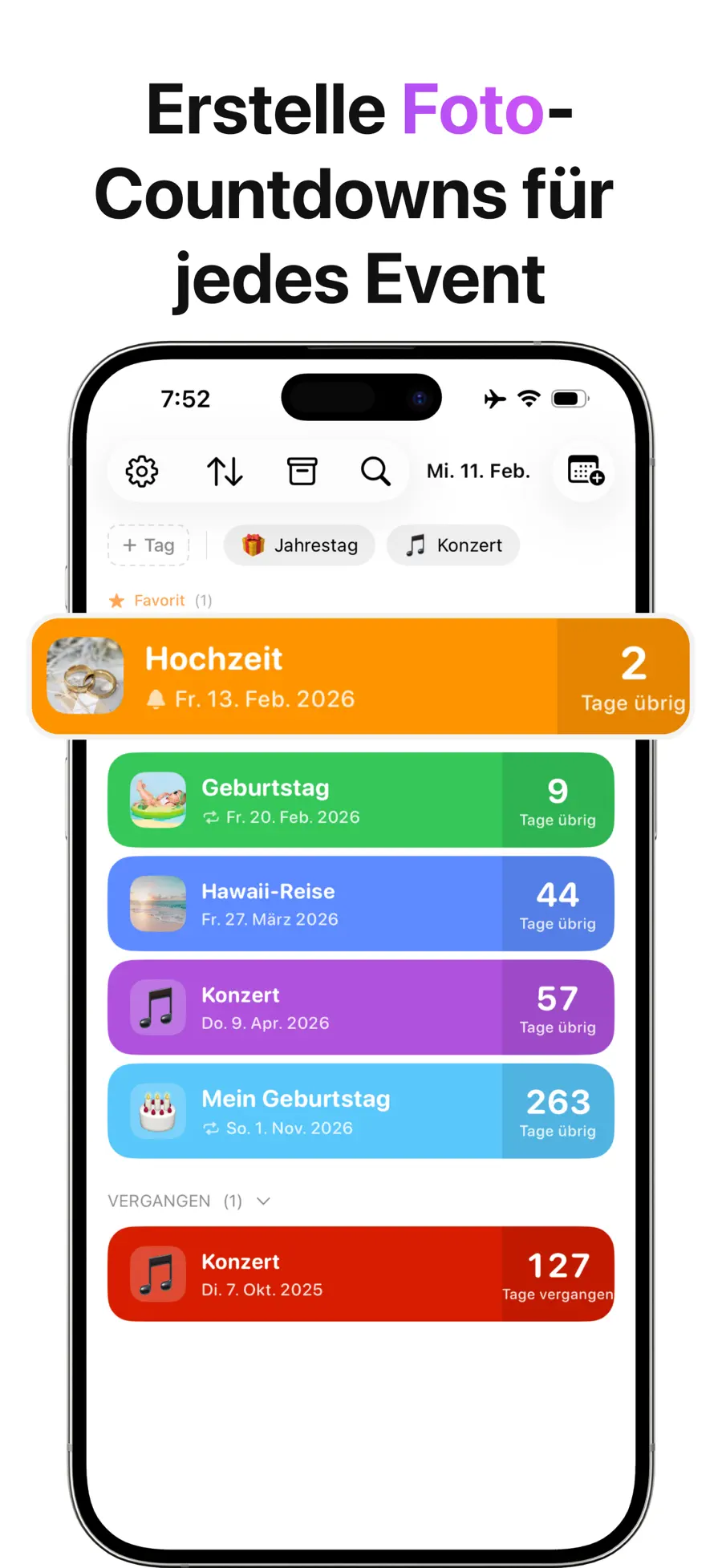 Countdown Pro - Widget & Timer screenshot 1