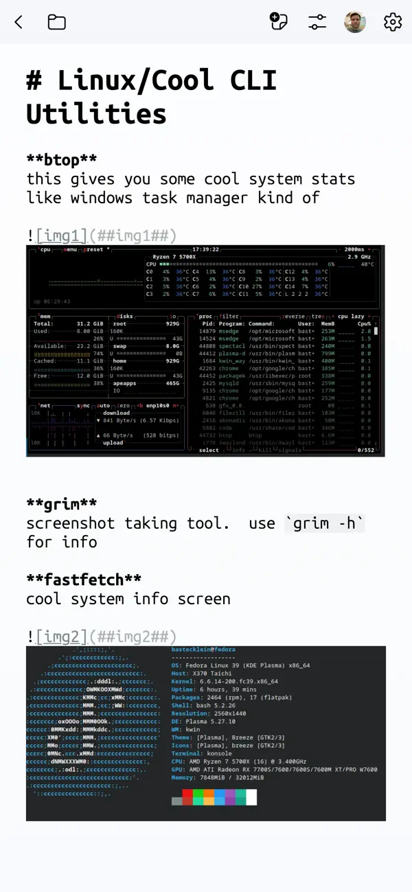 Screenshot #2 pour EZ Notepad