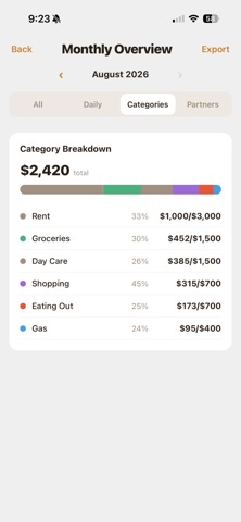 Happy Dad: Couples Budget Screenshot 3 of 5