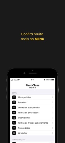 First Class Home screenshot