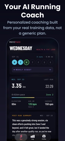 MovePace: AI Running Coach Screenshot 1 of 5