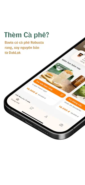 Bavia Coffee iPhone screenshot 2