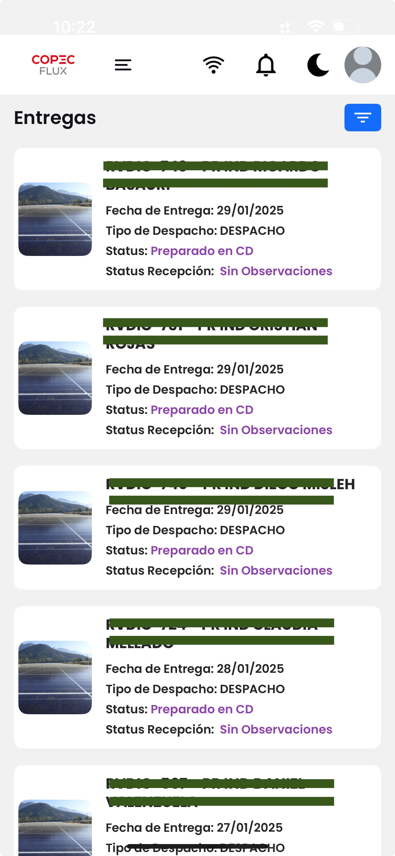 Copec Flux - Abastecimiento