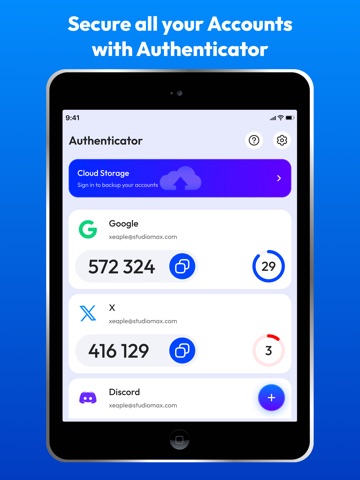 Authenticator App : 2FA & MFA iPad screenshot