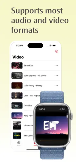 Offline Music - WristPlayer iPhone Ekran Görüntüsü 3