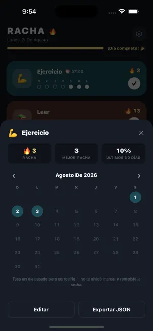 Racha: Hábitos sin excusas screenshot 4