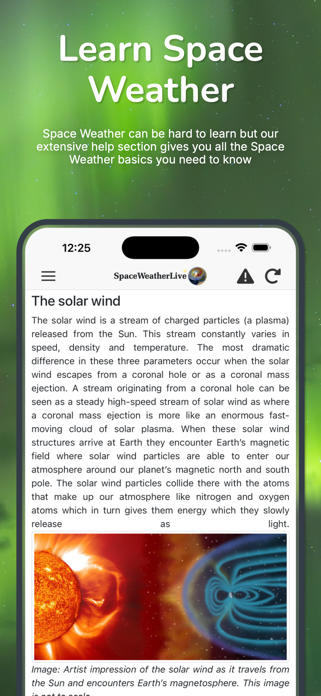 SpaceWeatherLive Screenshot 4 of 8