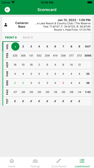 EJGC Golf Screenshot