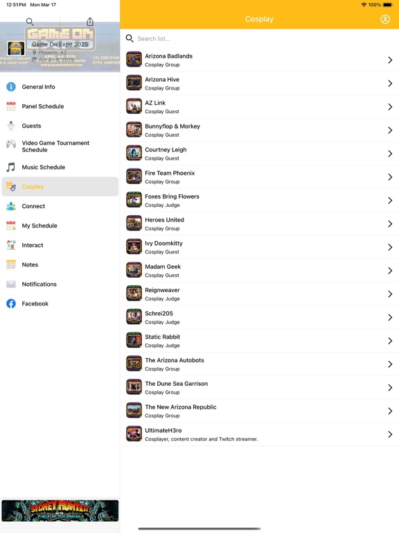 Game On Expo iPad screenshot 4 - Business app