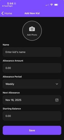 Allowance Tracker for Kids Screenshot 4 of 8