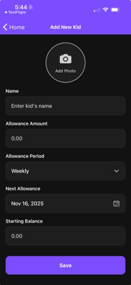 Allowance Tracker for Kids screenshot 4