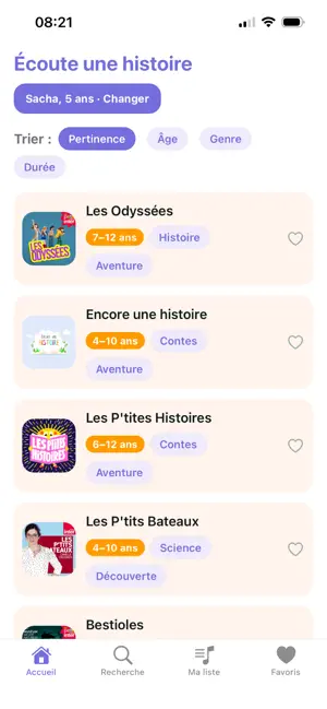 Pods4Kids : podcasts enfants screenshot 2
