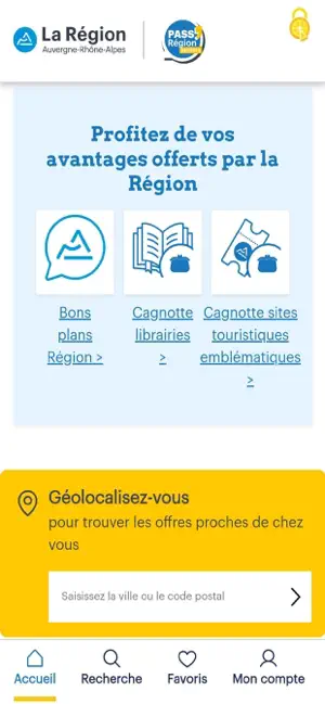 PASS'Région séniors iPhone screenshot 1