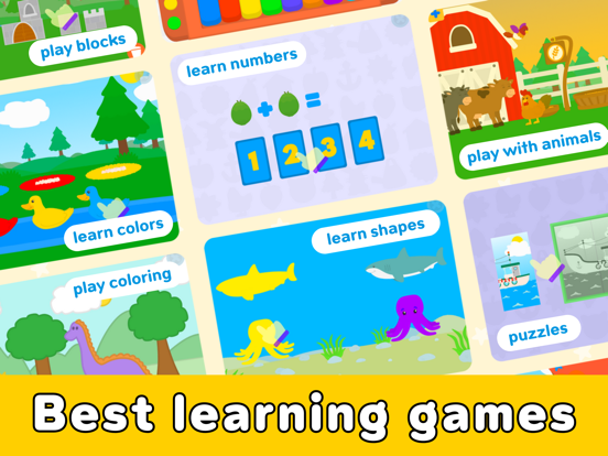 Toddler Games - Kids learning iPad screenshot 5 - Education app