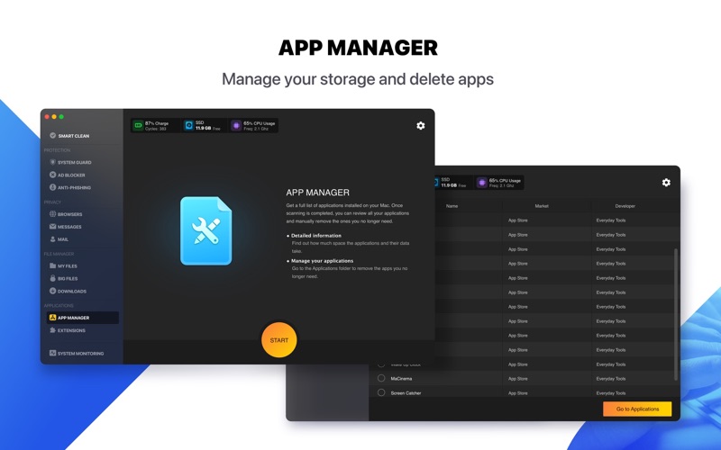 MaCleaner Pro: Disk Cleaner Screenshot