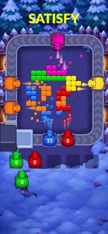 Pixel Blast: animal block flow Screenshot 5 of 8