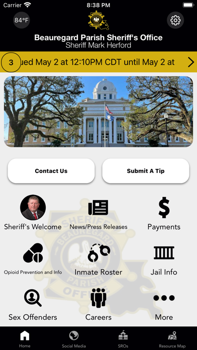 Beauregard Sheriff’s Office LA Screenshot