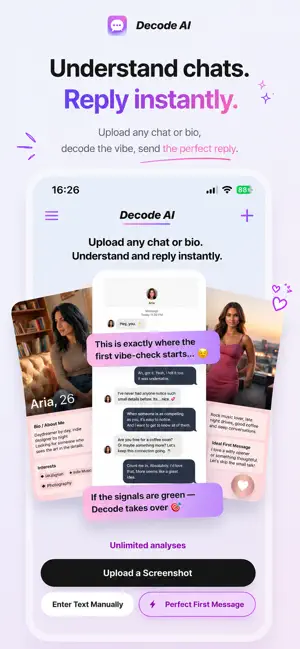 Decode AI - Chat Analyzer screenshot 2