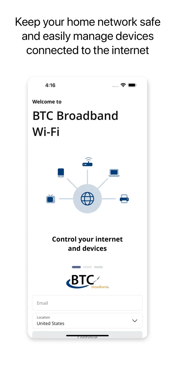 Screenshot #1 pour BTC Broadband  Wi-Fi