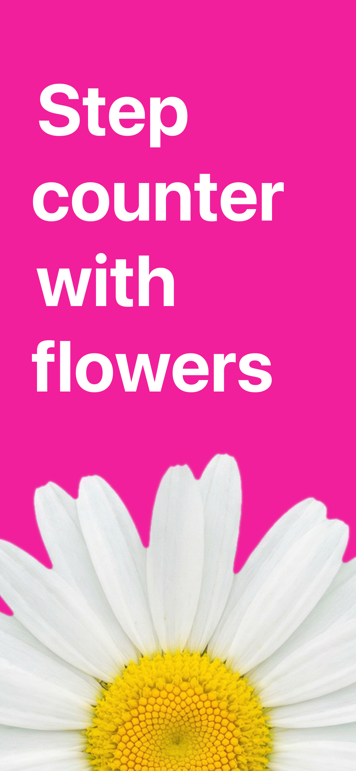 Walk Flower: Step Counter App