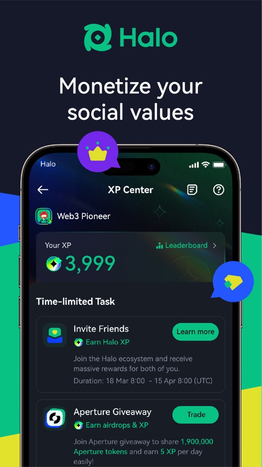 #4. Halo: Web3 Social App (iOS) 由: Halo Global Technology Limited