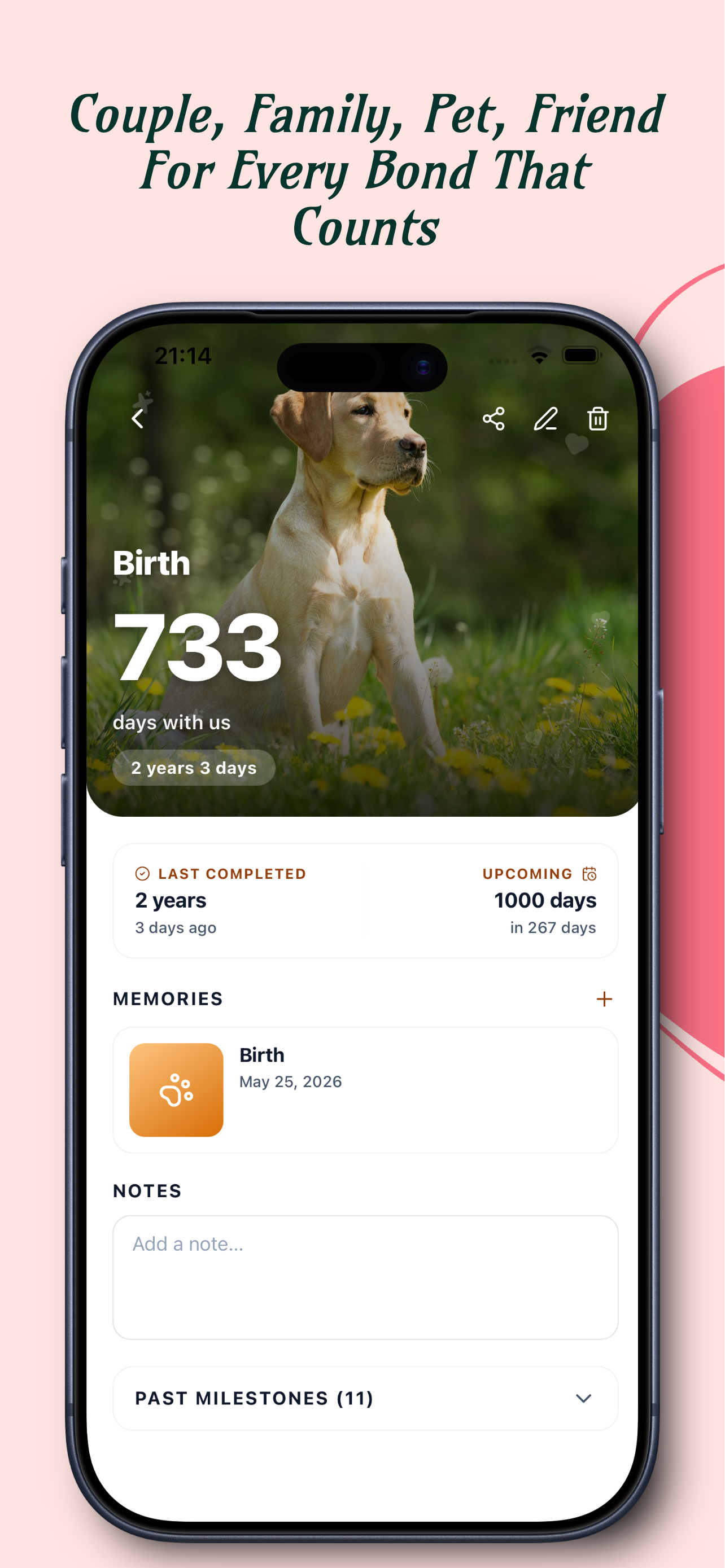 Our Days: Relationship Counter