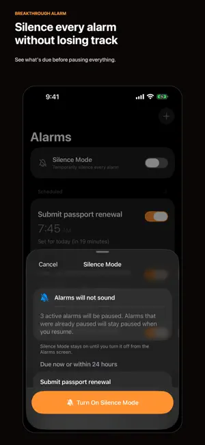 Breakthrough Alarm screenshot 4
