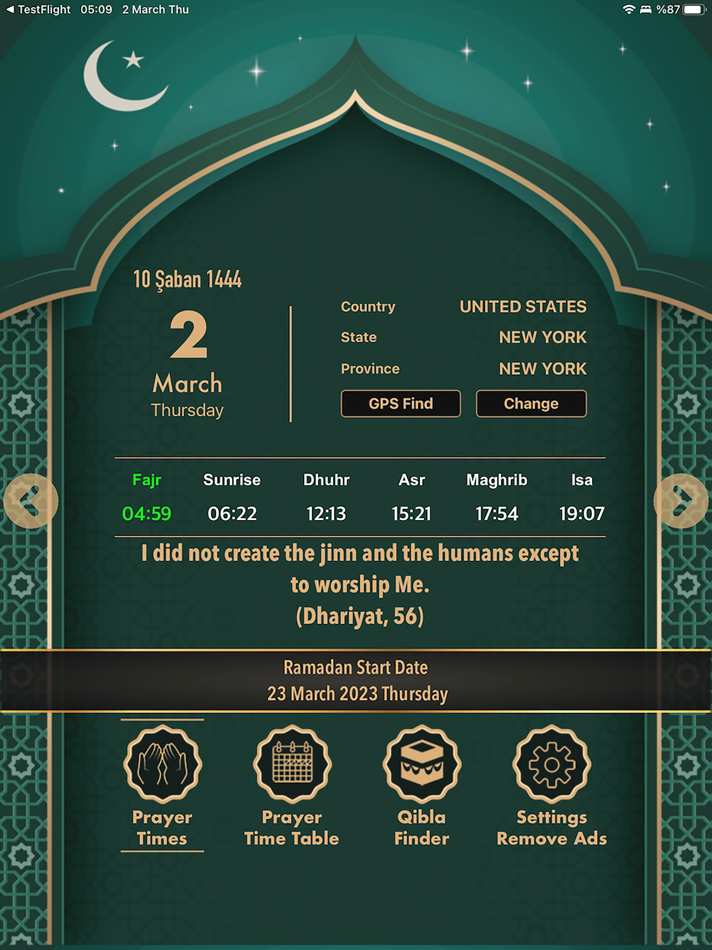 #1. Muslim Prayer Quran And Dhikr (iOS) 게시자: Hakan Cakiroglu