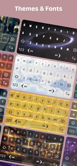 Keyboard Theme- Fonts & Themes screenshot 1
