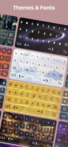 Keyboard Theme- Fonts & Themes iPhone screenshot