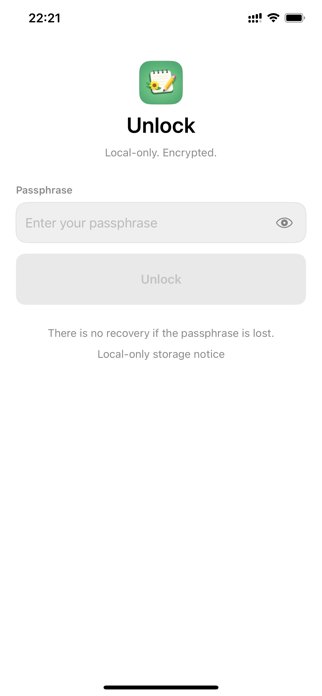 PlainNotes Offline Screenshot 1 of 8
