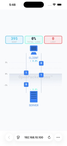OpenPacketLoss-Server Screenshot 2 of 3