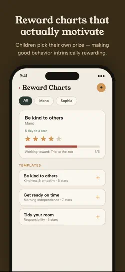Скриншот CalmParent на iPhone 5