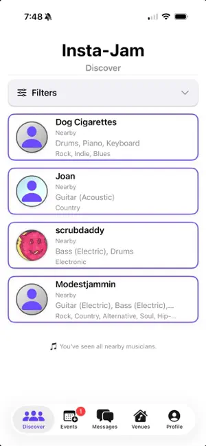 Insta-Jam screenshot 1