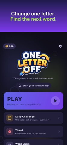 One Letter Off: Word Puzzle screenshot 1