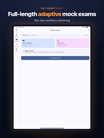 SAT Smart Prep iPad screenshot