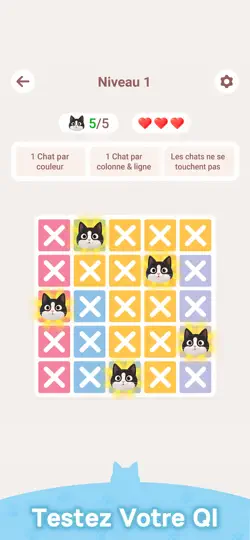Capture d'écran de Meowdoku! sur iPhone 4