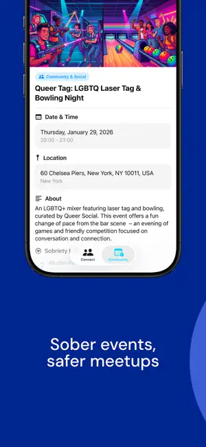 Queerity - LGBTQ Sober Social screenshot 2