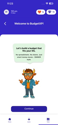 SIMMER: Financial Wellness iPhone screenshot