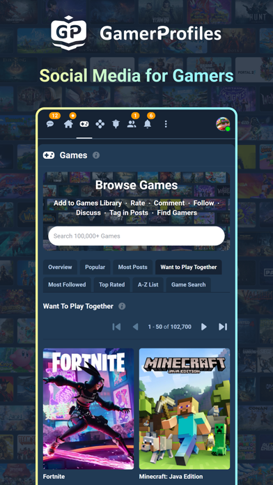 GamerProfiles: Share & Connect