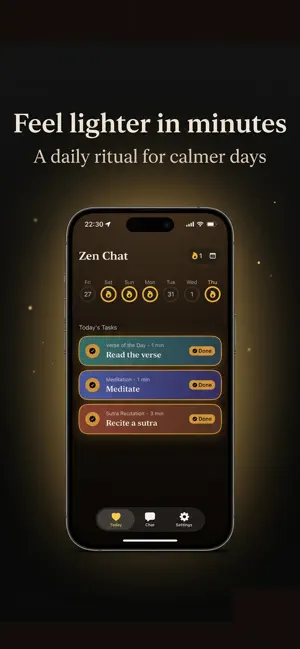 Zen Chat: Buddhist Meditation screenshot 1