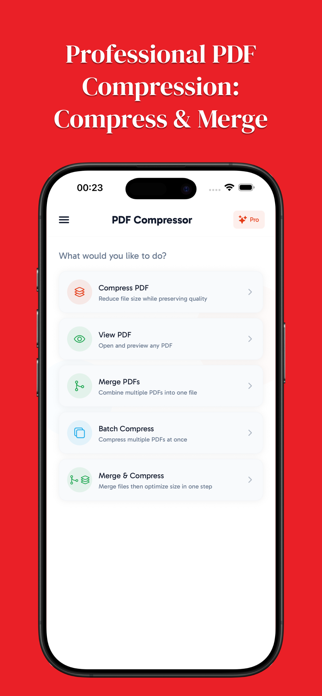 PDF Compressor : Compress Size Screenshot 2 of 7